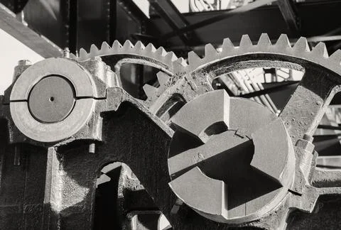 Abandoned Gears Stock Photos