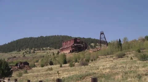 Abandoned gold mine 2 Stock Footage 11102814