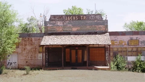 Abandoned Groceries Store Stock Footage 97915135