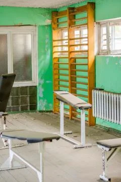 Abandoned gym Stock Photos