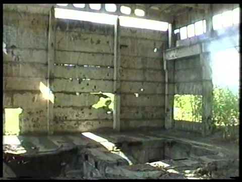 Abandoned Hangar Stock Footage 342691669