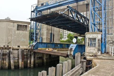 Abandoned harbour Stock Photos