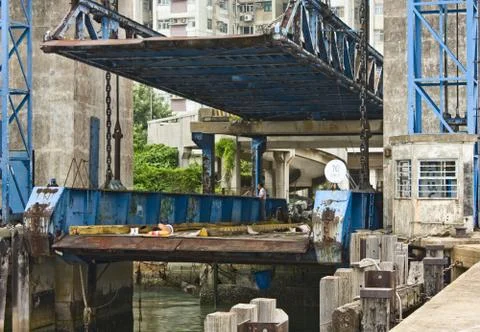 Abandoned harbour Stock Photos