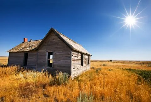 Abandoned home Stock Photos