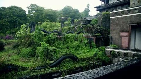 Abandoned hotel in Bali Stock Footage 45274328