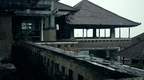 Abandoned hotel in Bali Stock Footage 45274330