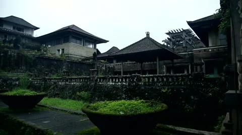 Abandoned hotel in Bali Stock Footage 45274335
