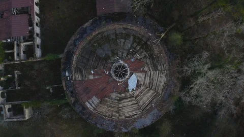 Abandoned hotel captured Stock Footage 122254740