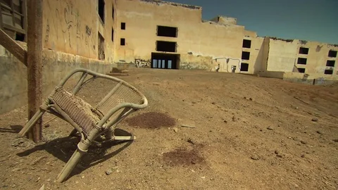 Abandoned hotel Video stock 75912256