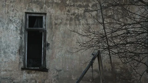 Abandoned house. Apocalypse. Stock Footage 97883154