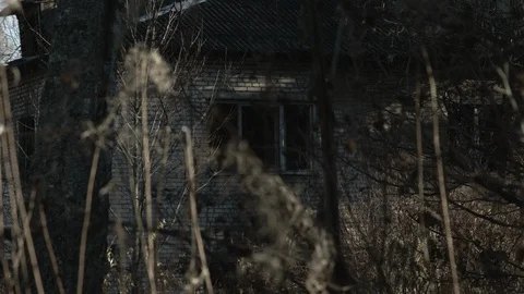 Abandoned house. Apocalypse. Stock Footage 97894751