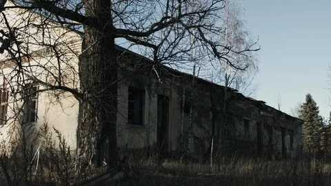 Abandoned house. Apocalypse. Stock Footage 97900391
