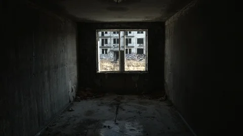 Abandoned house. Apocalypse. Stock Footage 97904129