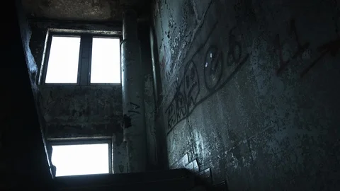 Abandoned house. Apocalypse. Stock Footage 97909837