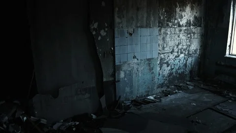Abandoned house. Apocalypse. 스톡 동영상 97910539