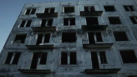 Abandoned house. Apocalypse. Stock Footage 97911200