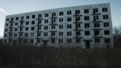 Abandoned house. Apocalypse. Stock-Footage 97911276