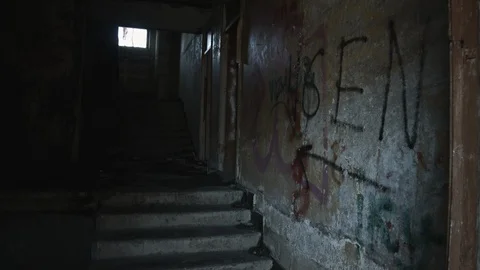 Abandoned house. Apocalypse. Stock Footage 97911550