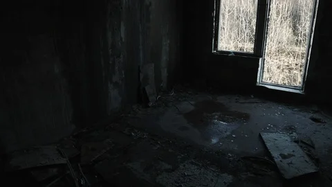 Abandoned house. Apocalypse. 스톡 동영상 97912574