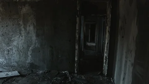 Abandoned house. Apocalypse. Video stock 97912903