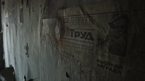 Abandoned house. Apocalypse. Stock Footage 97913145