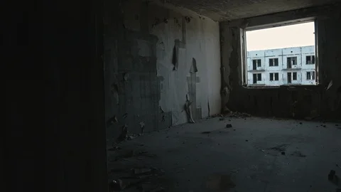 Abandoned house. Apocalypse. Stock Footage 97914543
