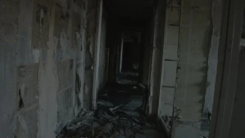 Abandoned house. Apocalypse. 스톡 동영상 97914971