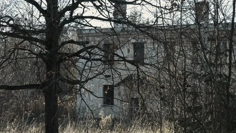Abandoned house. Apocalypse. Stock Footage 97918196