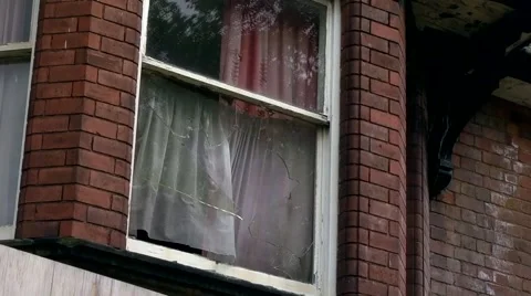 Abandoned House with broken windows #10 Video stock 50585685