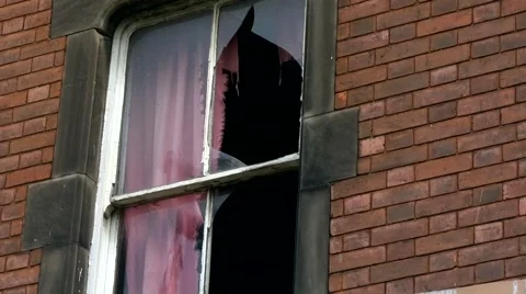 Abandoned House with broken windows #3 Video stock 50493575