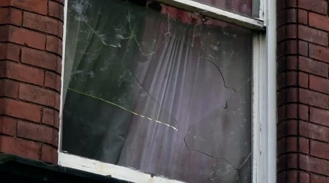 Abandoned House with broken windows #5 Stock Footage 50493502