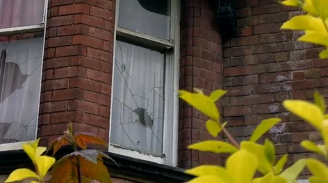 Abandoned House with broken windows #6 Video stock 50493480