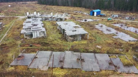 Abandoned house construction Stock Footage 142588857