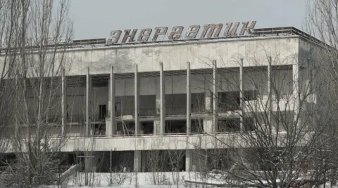 Abandoned house of culture in Pripyat Stock Footage 59770198