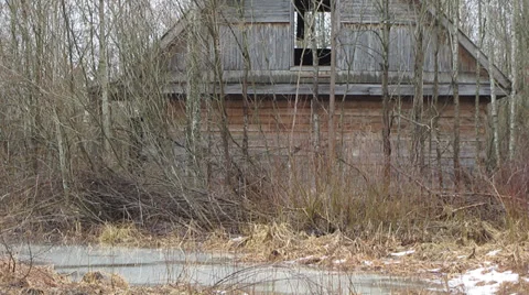 Abandoned house Video stock 36524174