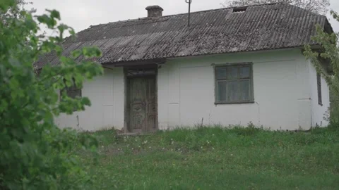 Abandoned house in forest Stock Footage 298870709
