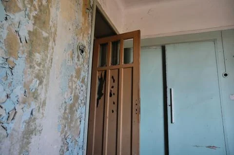 Abandoned house interior Stock Photos