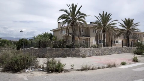 Abandoned houses Stock Footage 114623785