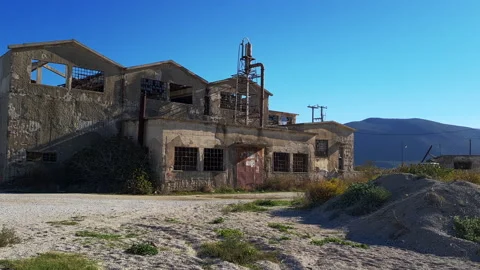 Abandoned industrial building. Stock Footage 220095890