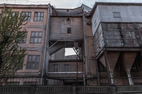 Abandoned Industrial Complex Stock Photos