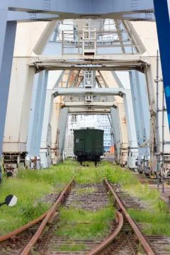 Abandoned Industrial Dock Stock Photos