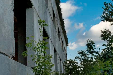 Abandoned industrial facility Stock Photos