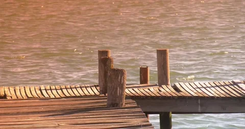 Abandoned jetty Video stock 154200392