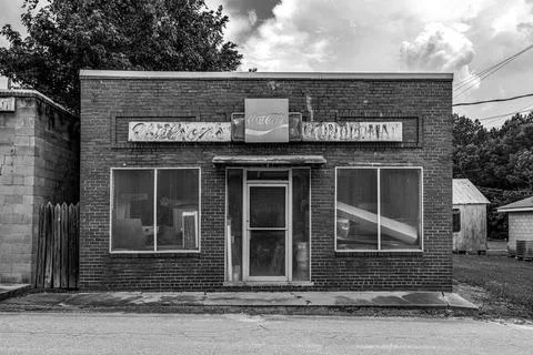 Abandoned Laundromat Stock Photos