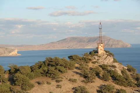 Abandoned lighthouse Foto stock