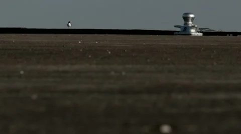 Abandoned Loading Dock with Heat Waves Stock-Footage 50055563
