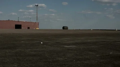 Abandoned Loading Dock with Tilt Up Stock Footage 50055021