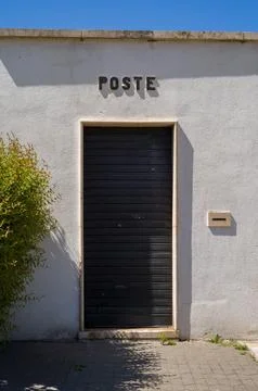 The abandoned local post office. Stock-Fotos