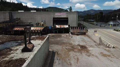 Abandoned Lumber Mill 12 Stock Footage 119394693