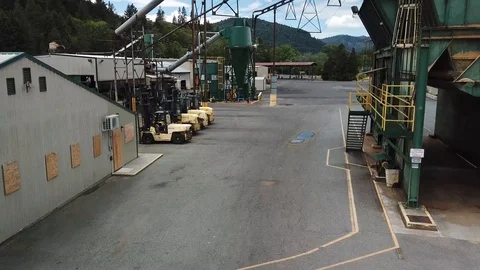 Abandoned Lumber Mill 18 Stock Footage 119394753
